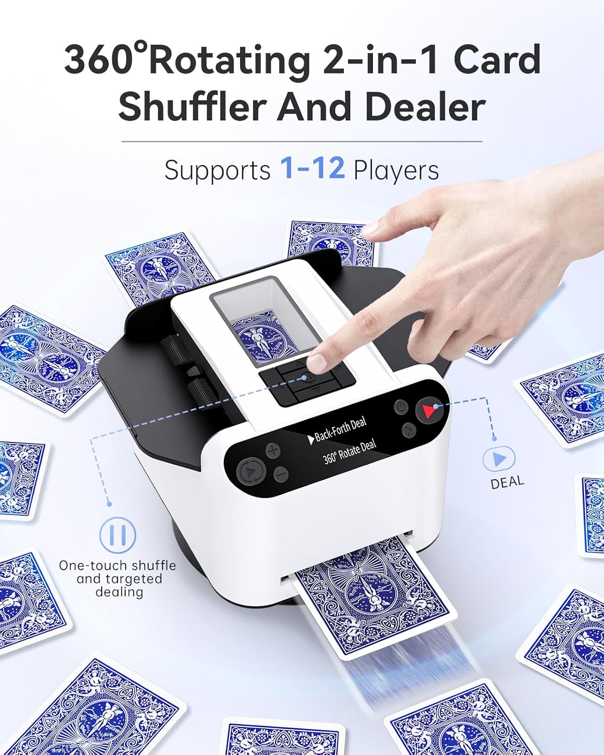 ๐ฒ Automatic Card Shuffler & Dealer โ Play Smarter, Play Faster!