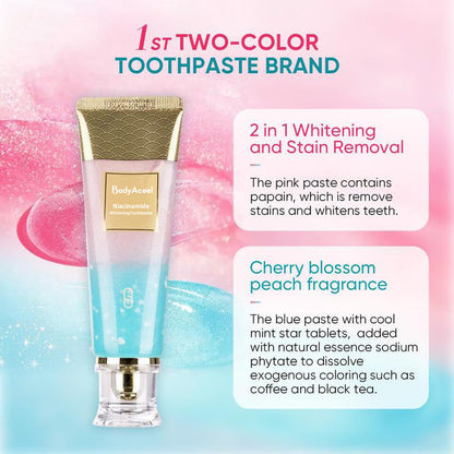 🏆 Nicotinamide Toothpaste【💎New upgrade Powerful type  10% concentration of Nicotinamide】