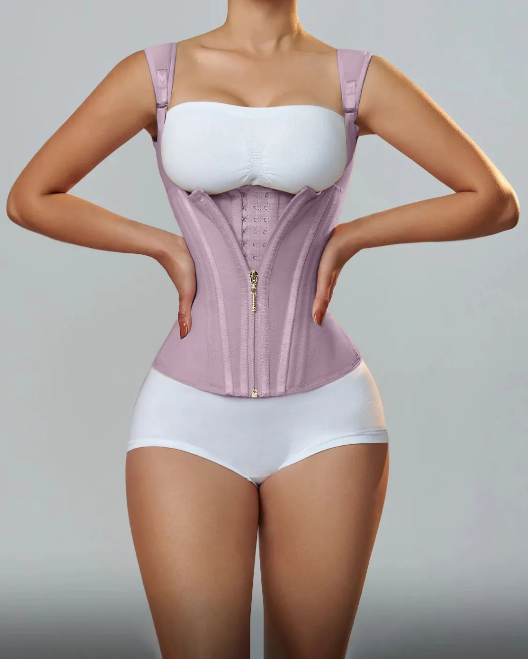 Faja Shapewear with Double Waistband – Abdominal Control and Waist Sculpting