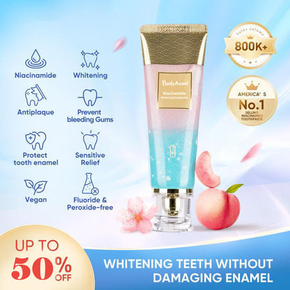 🏆 Nicotinamide Toothpaste【💎New upgrade Powerful type  10% concentration of Nicotinamide】