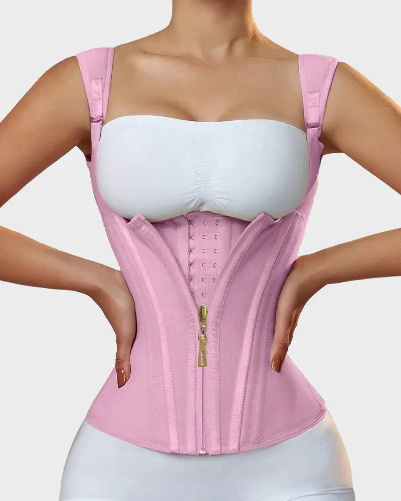 Faja Shapewear with Double Waistband – Abdominal Control and Waist Sculpting