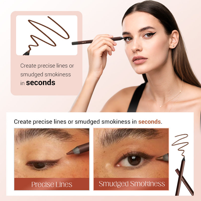 LAST DAY: BUY 1 GET 1 FREE✨24 Hours Waterproof Eyeliner Duo Sharpenable Eye Pencil🧡