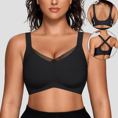 🎁Last Day 60% OFF🎉Women Wireless V-Neck Mesh Bralette