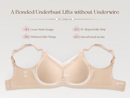 🎁Last Day 60% OFF🎉Women Wireless V-Neck Mesh Bralette