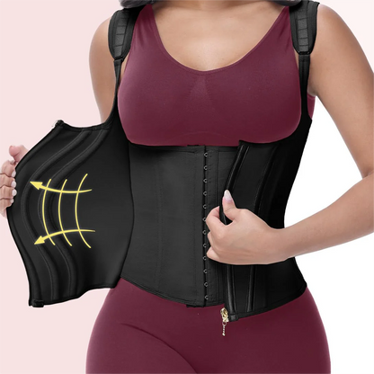 Faja Shapewear with Double Waistband – Abdominal Control and Waist Sculpting