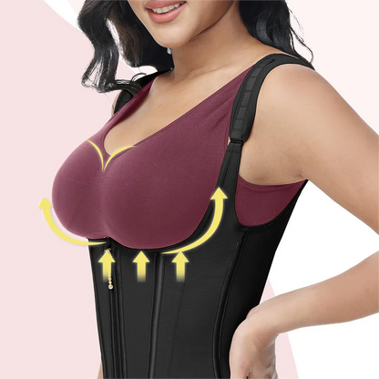 Faja Shapewear with Double Waistband – Abdominal Control and Waist Sculpting