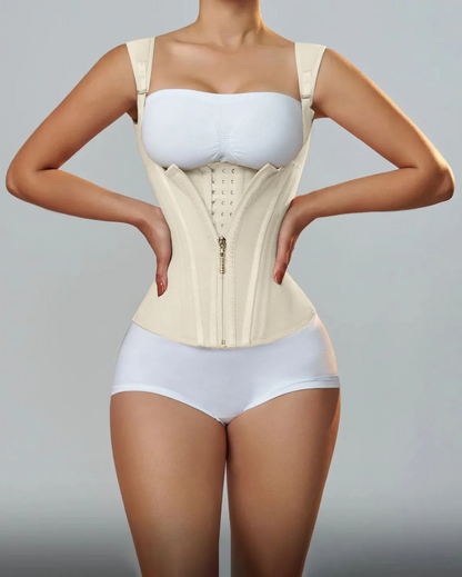 Faja Shapewear with Double Waistband – Abdominal Control and Waist Sculpting