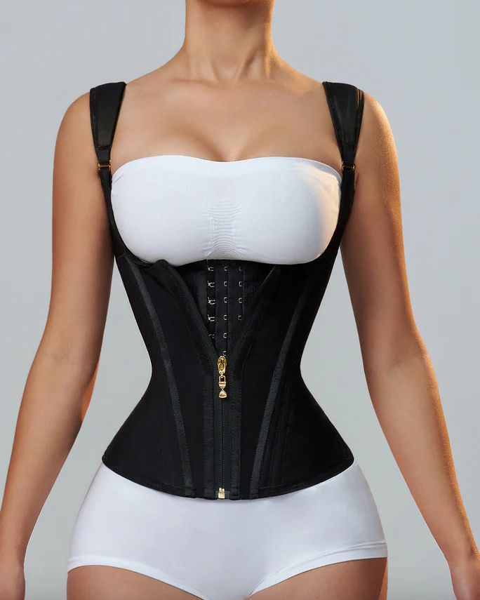 Faja Shapewear with Double Waistband – Abdominal Control and Waist Sculpting