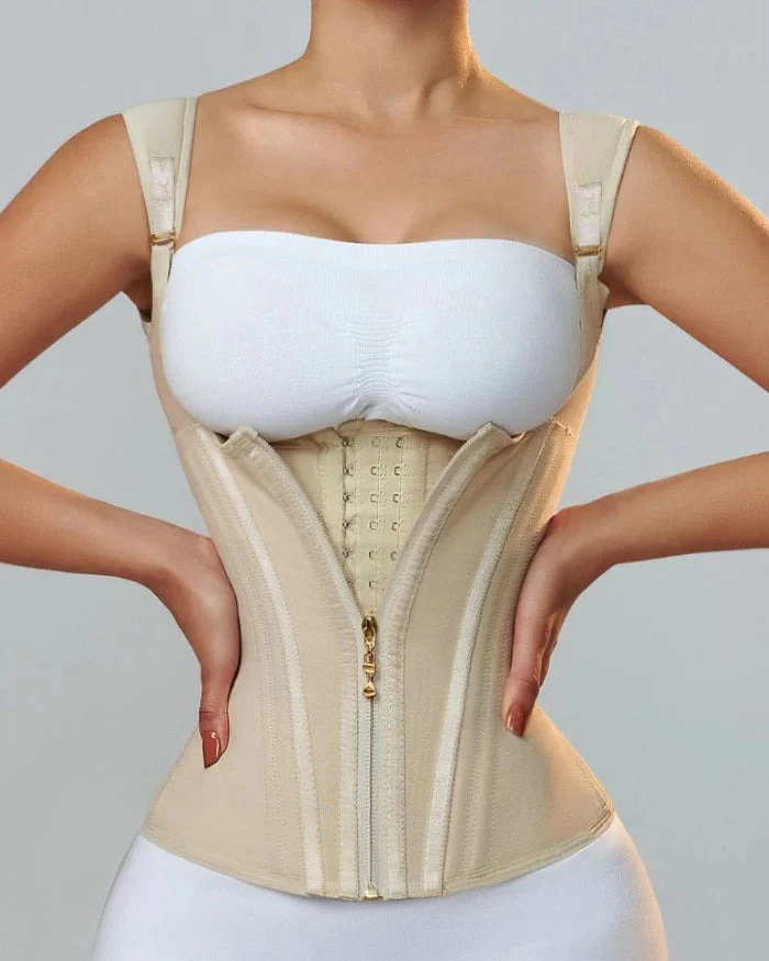 Faja Shapewear with Double Waistband – Abdominal Control and Waist Sculpting