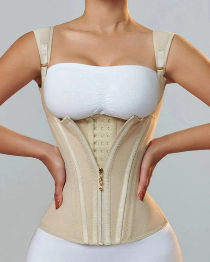 Faja Shapewear with Double Waistband – Abdominal Control and Waist Sculpting